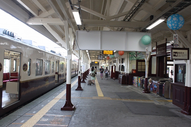 日光駅ホーム写真