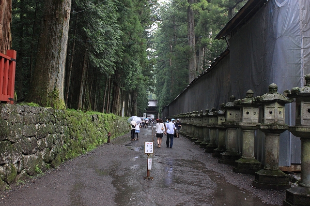 日光の道写真