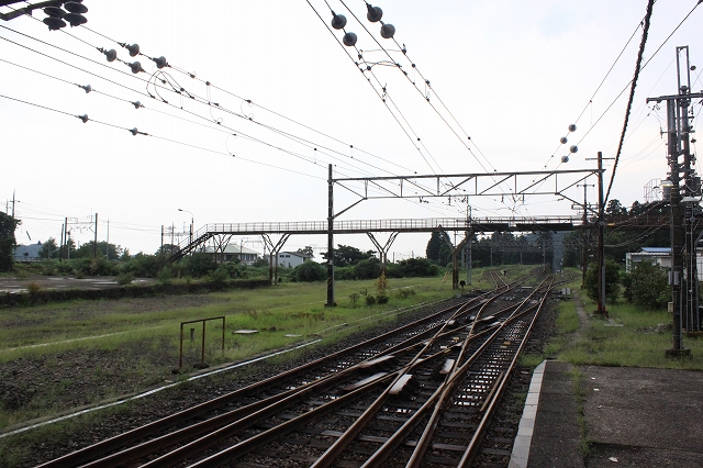 日光の歩道橋写真